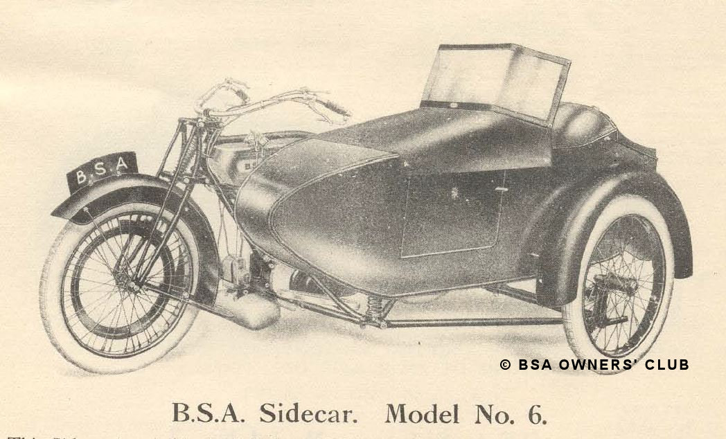 Sidecar Model No 6