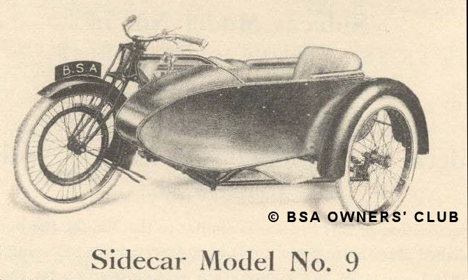 Sidecar Model No 9