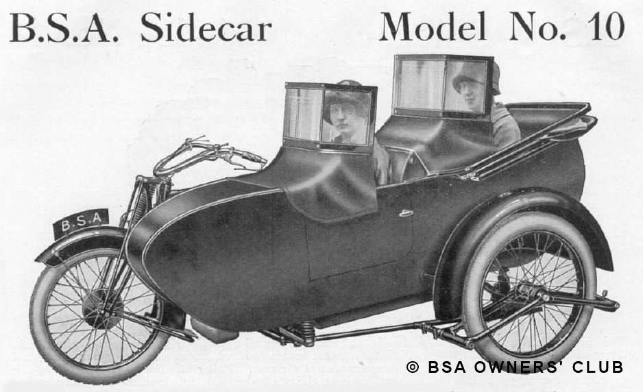 Sidecar Model No 10