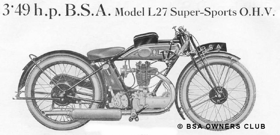 Model L27 Super Sports OHV