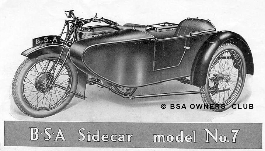 Sidecar Model No 7