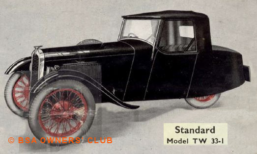 BSA 3-Wheeler T.W. 33-1