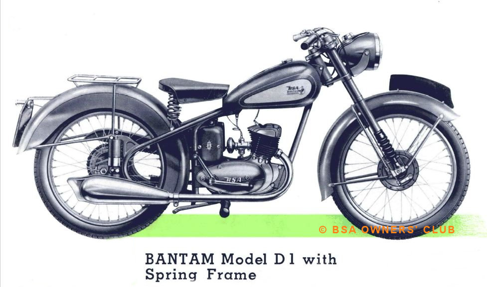 D1 Bantam 125cc Spring Frame