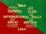 1984 Rally Plaque