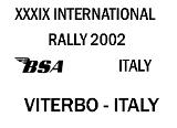 2002 Rally Plaque